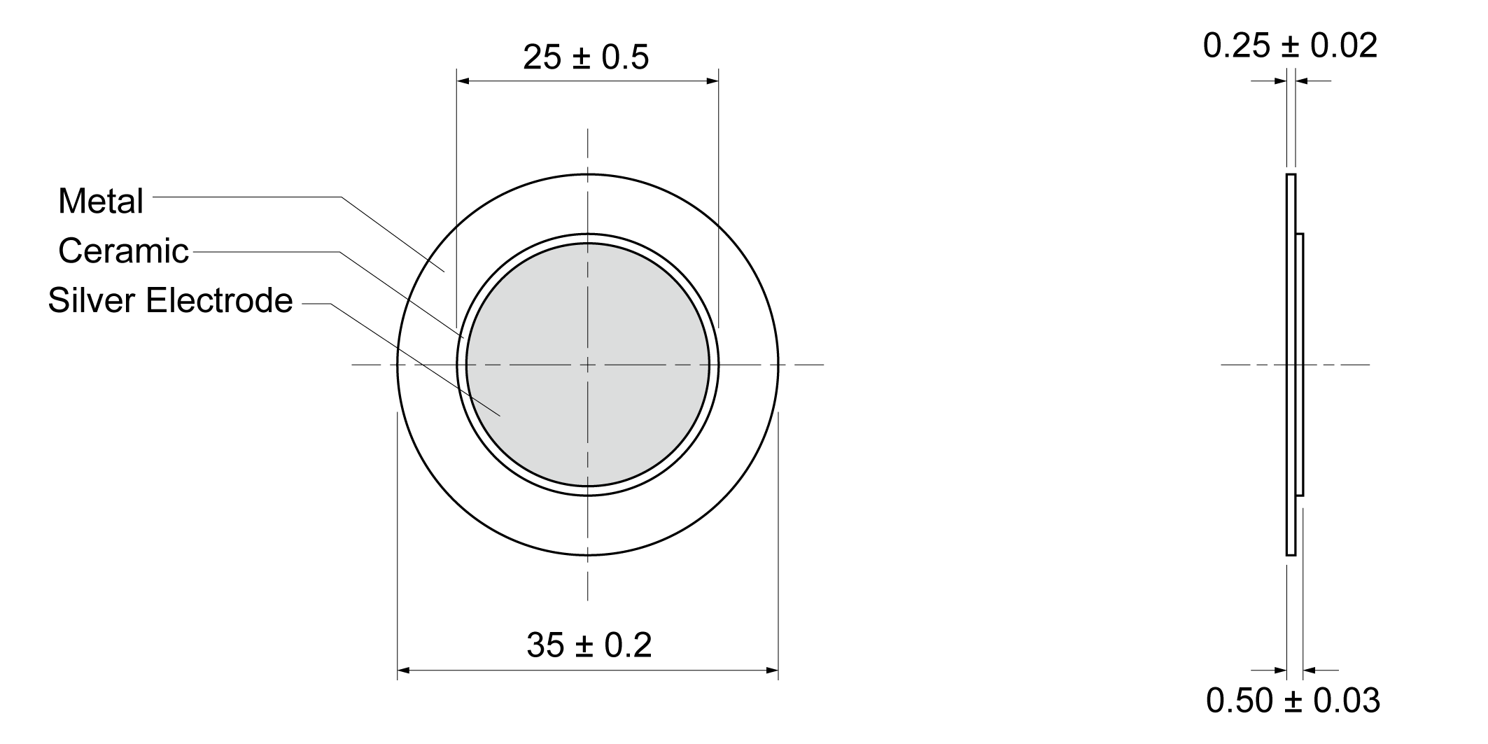 PDN350-0270B Mechanical Drawing